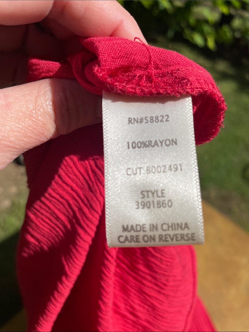 Max Studio Red V-Neck Maxi Dress - Picture 7 of 7